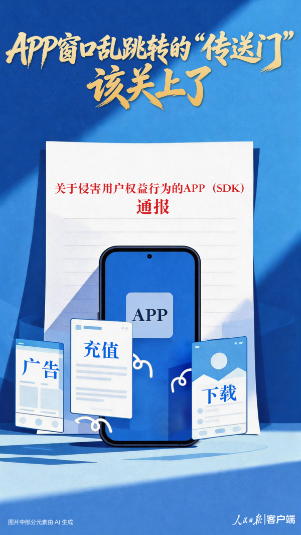 凤凰彩票「中国」有限公司 东说念主民日报评App窗口乱跳转：对屡教不改的App要坚决下架、照章关停