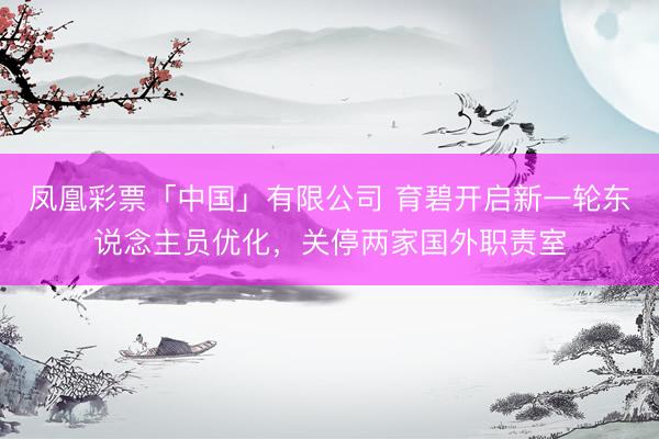 凤凰彩票「中国」有限公司 育碧开启新一轮东说念主员优化，关停两家国外职责室