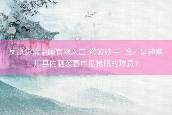 凤凰彩票中国官网入口 灌篮妙手: 谁才是神奈川县内剿袭赛中最抢眼的球员?